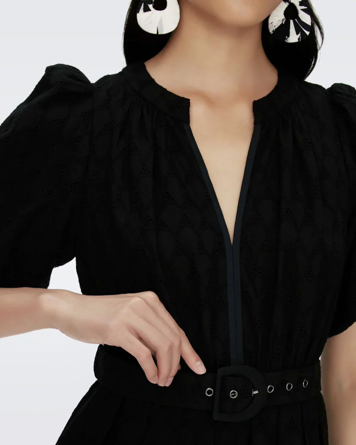 DVF Polina Cotton Midi Dress