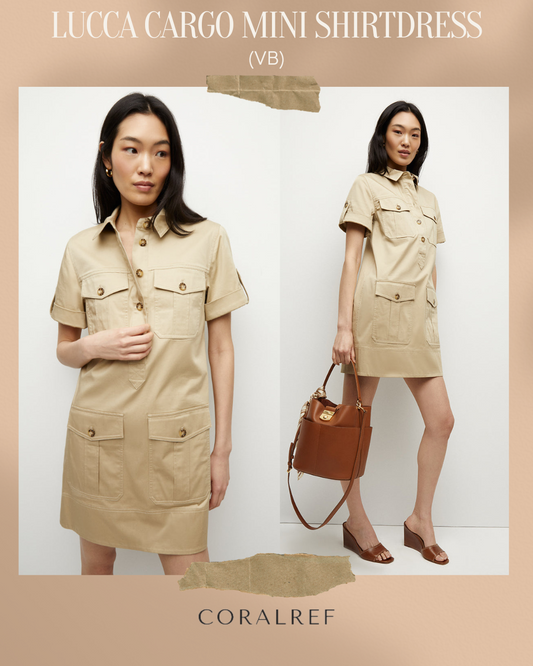 VB Lucca Cargo Mini Shirtdress