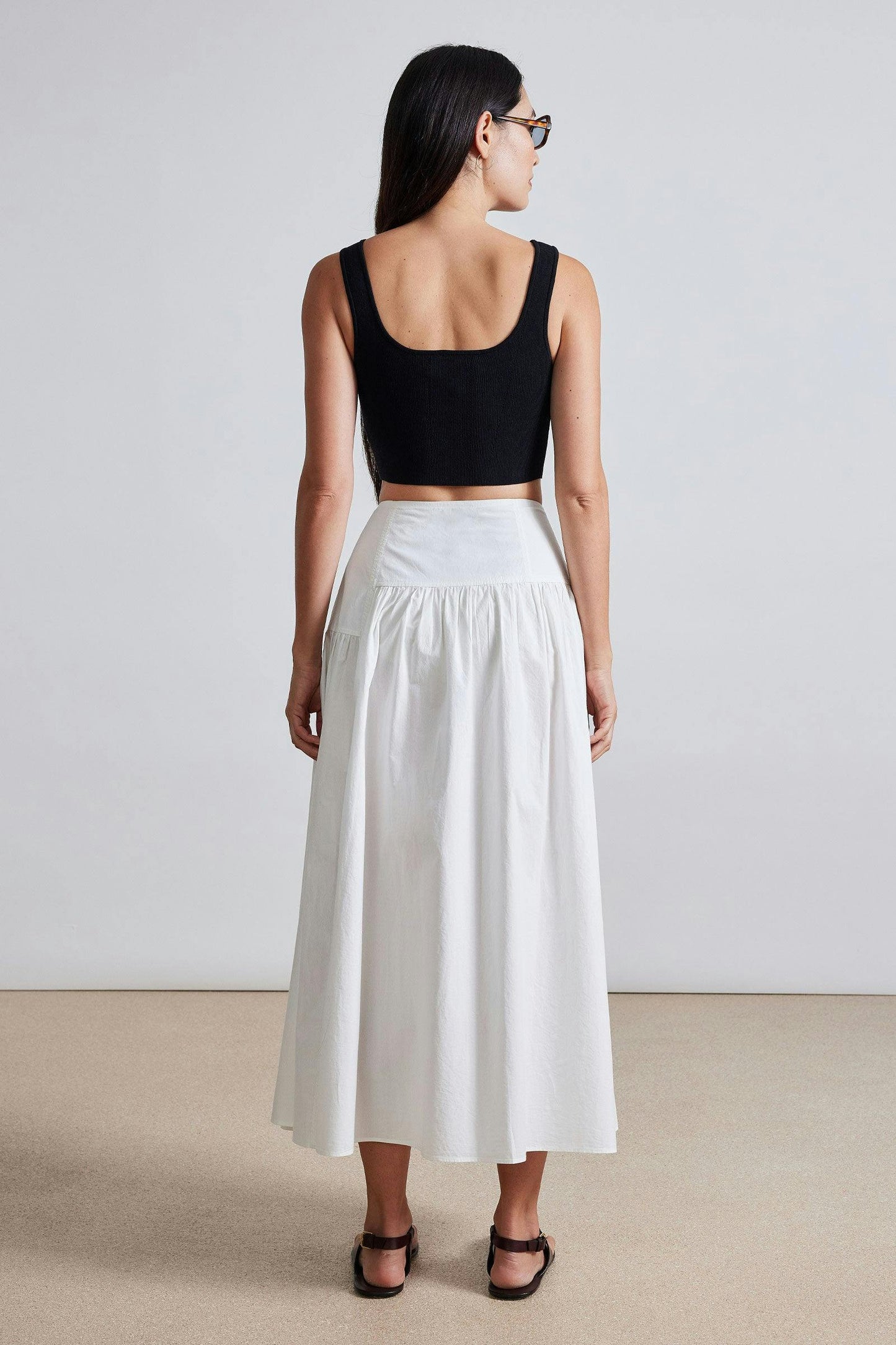 AA Nora Asymmetric Maxi Dress