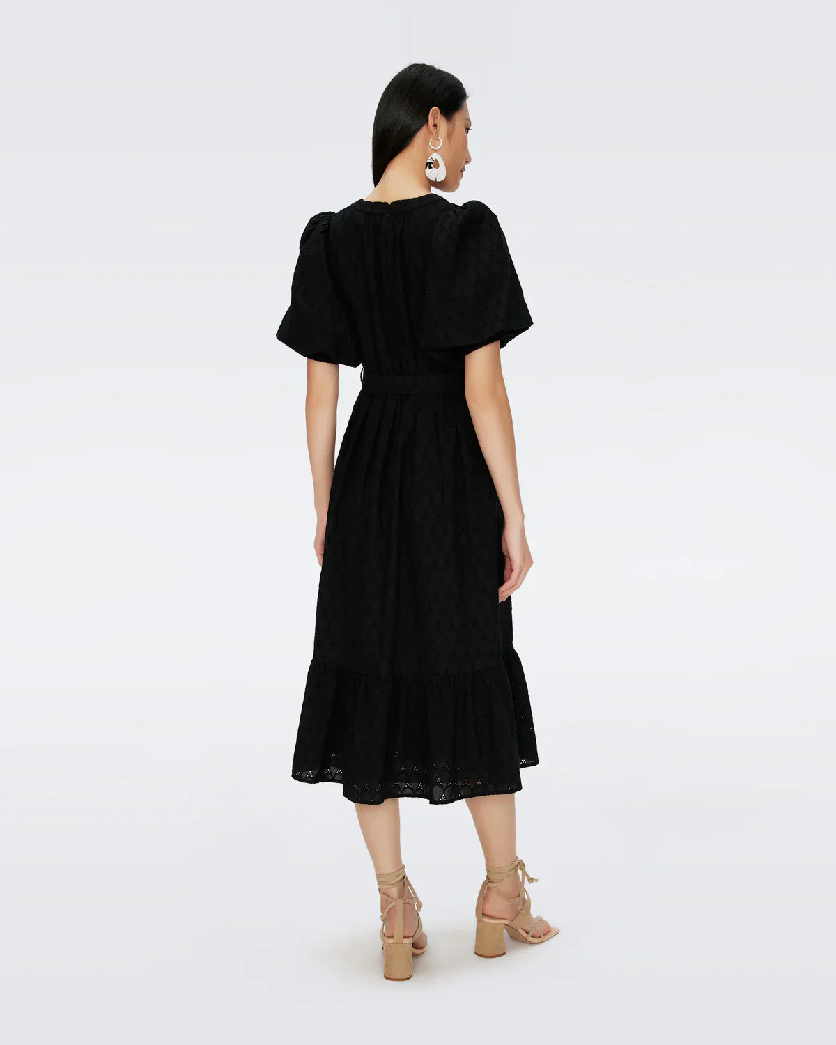DVF Polina Cotton Midi Dress