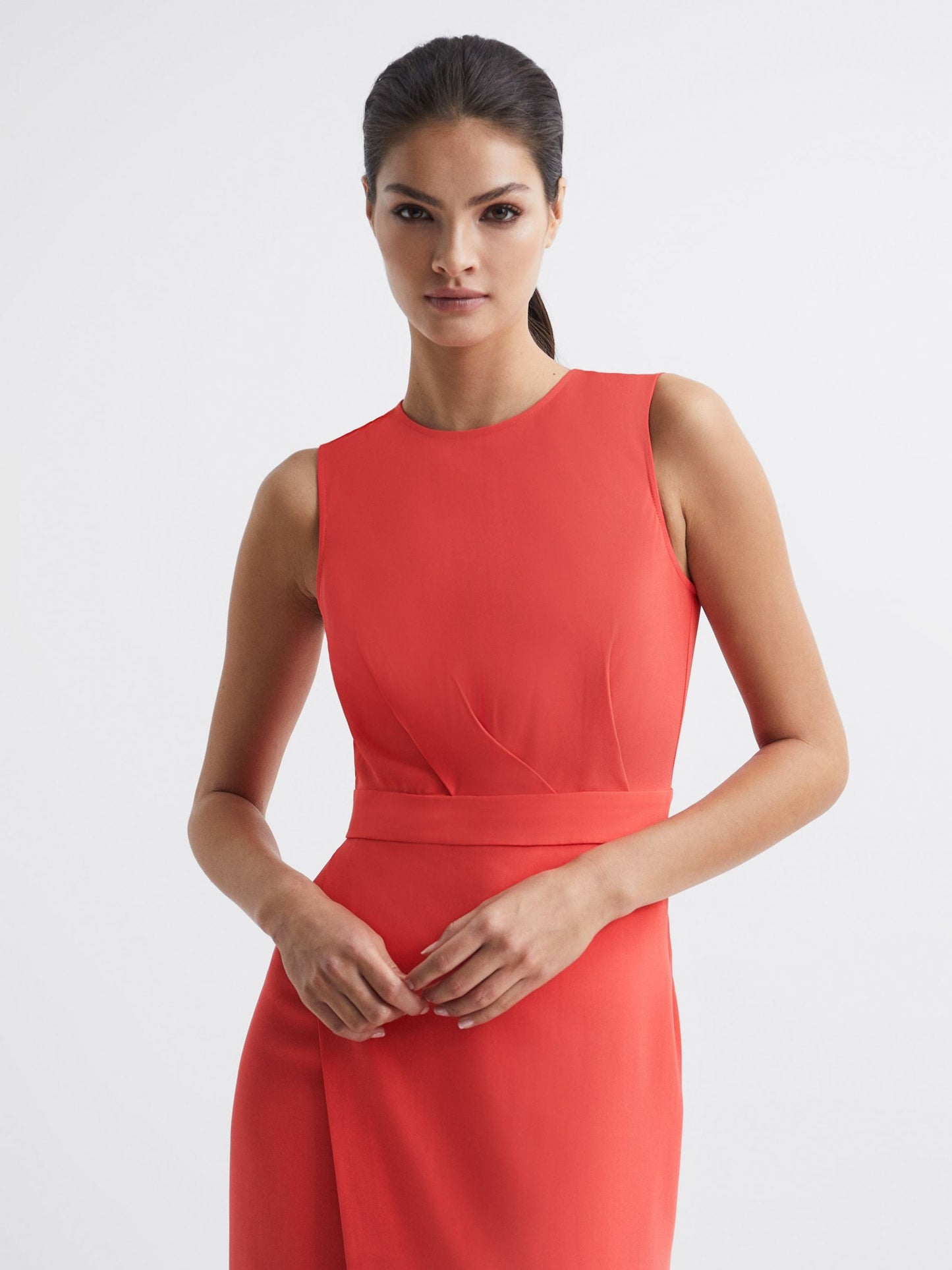 Rss Layla Sleeveless Bodycon Midi Dress