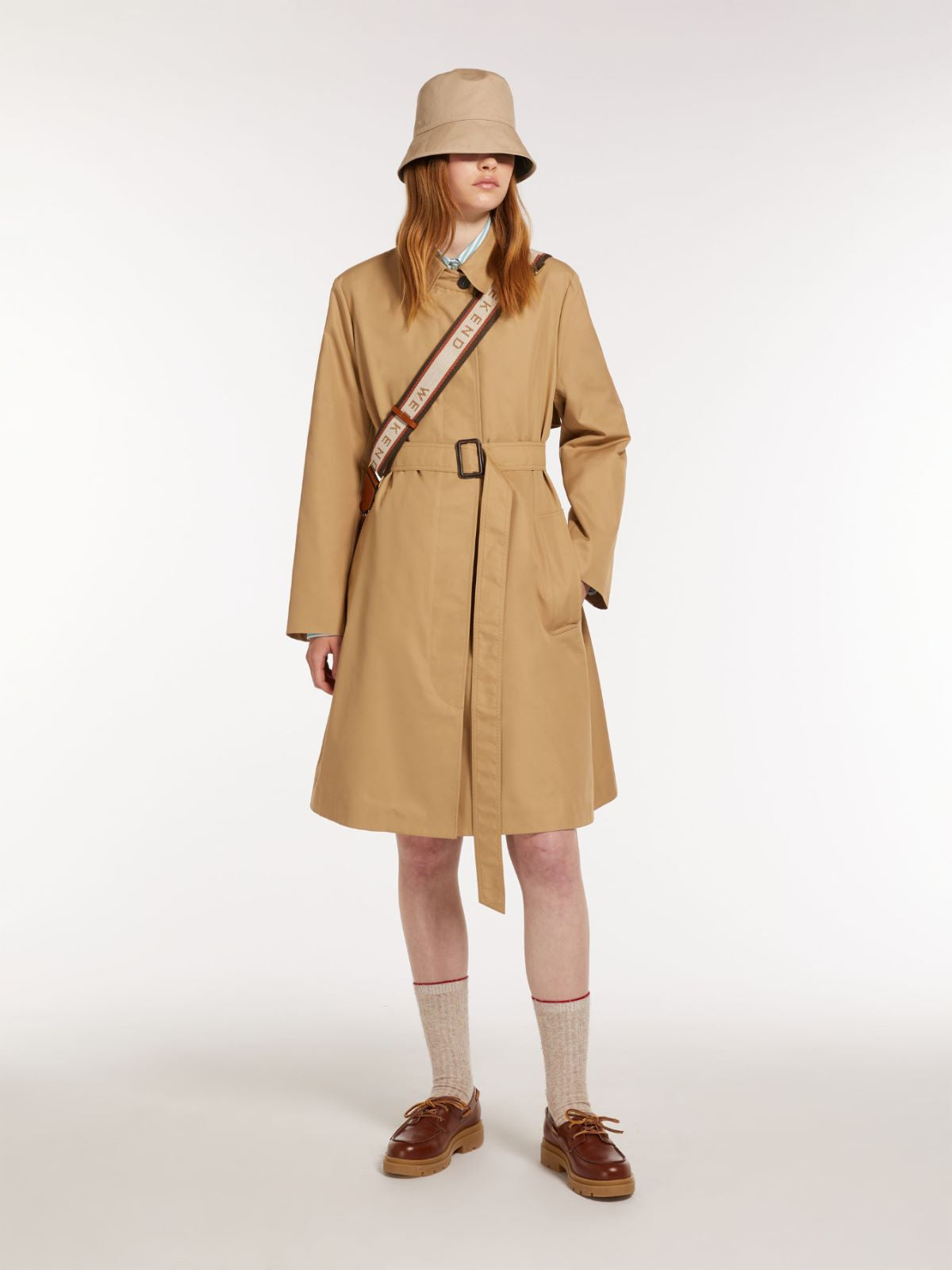 MM Vanda Single Breasted Trench Coat Jacket