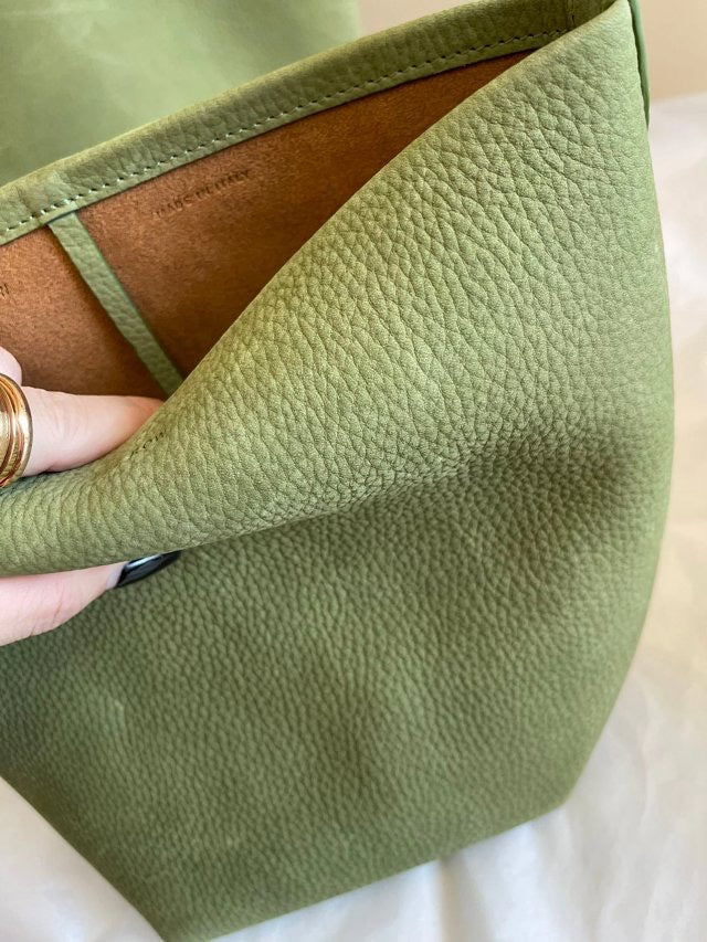 TR N/S Tote Bag Suede - Green