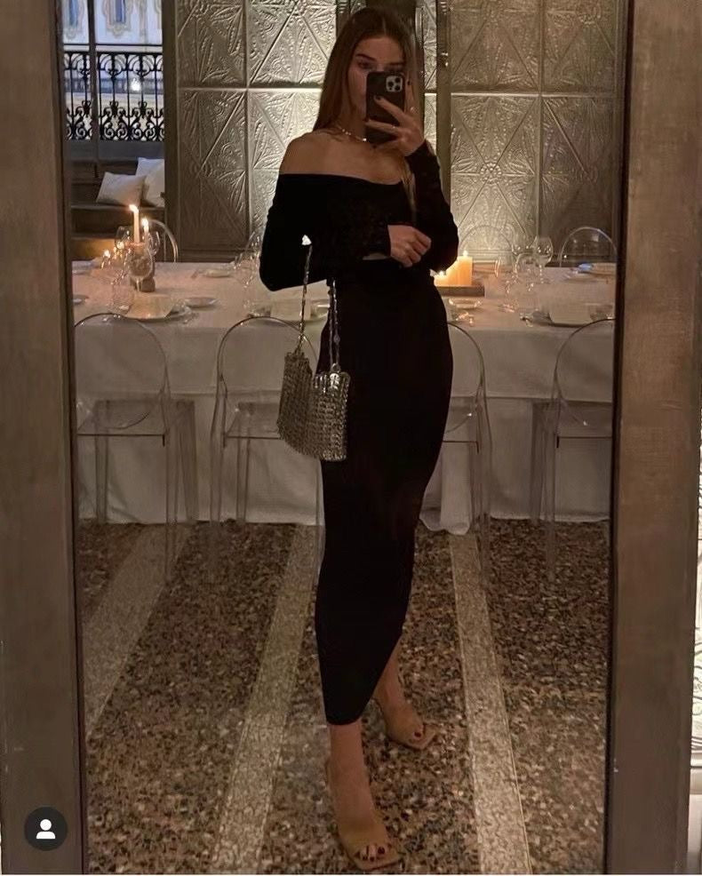 STL Kelvin Off Shoulder Midi Dress