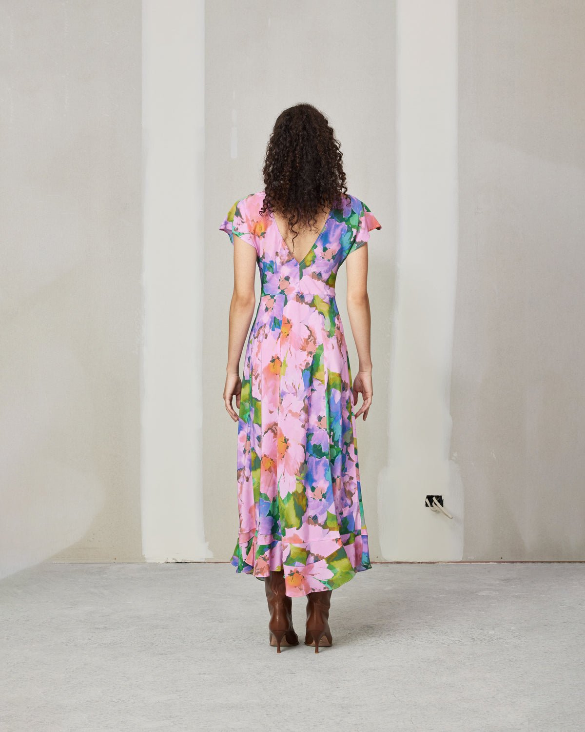 Rby Kata Silk Midi Dress