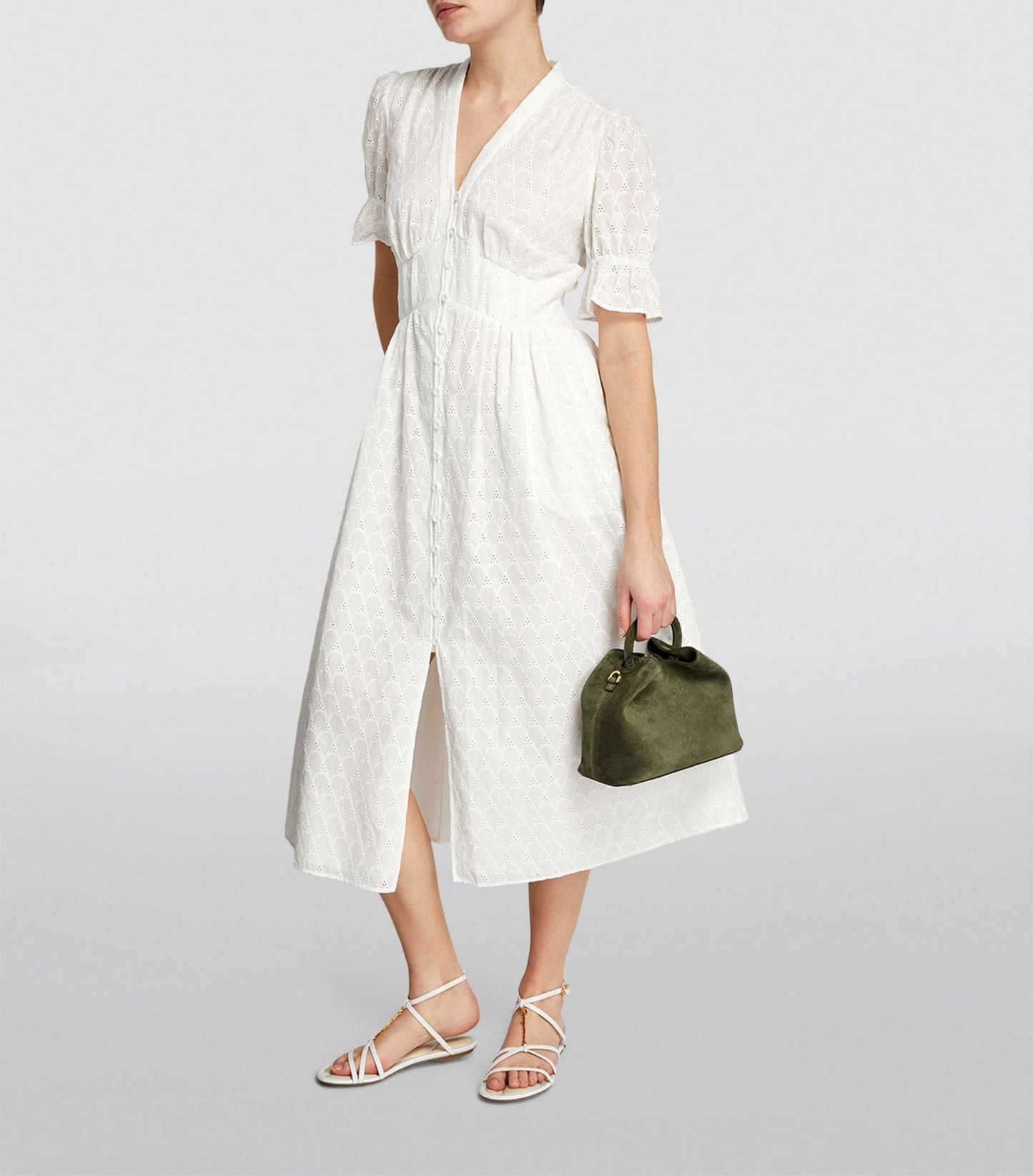 DVF Erica Cotton Midi Dress