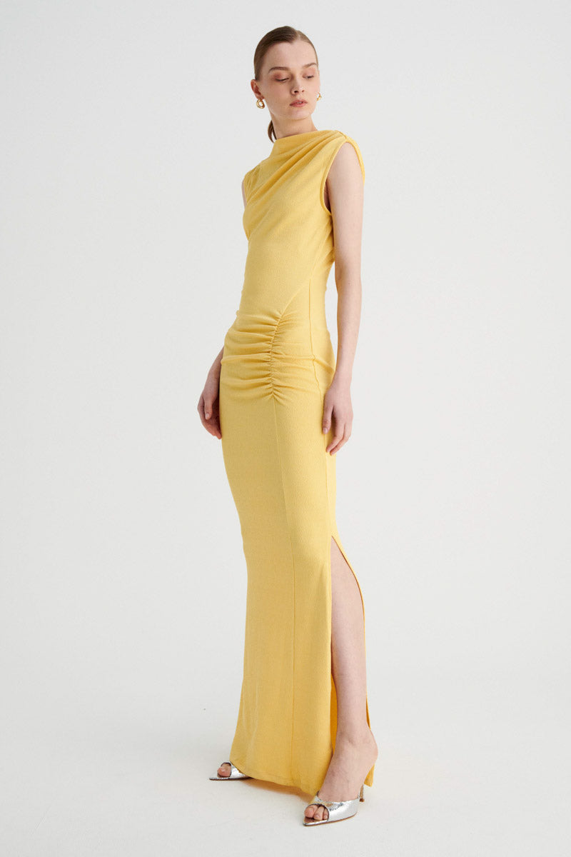 Sb Vega Rouched Midi Dress