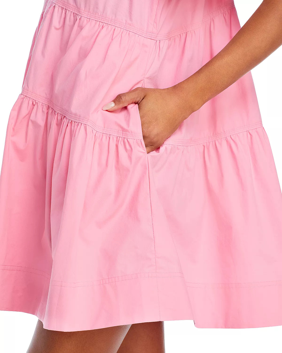 ALC Camila Cotton Tiered Mini Dress