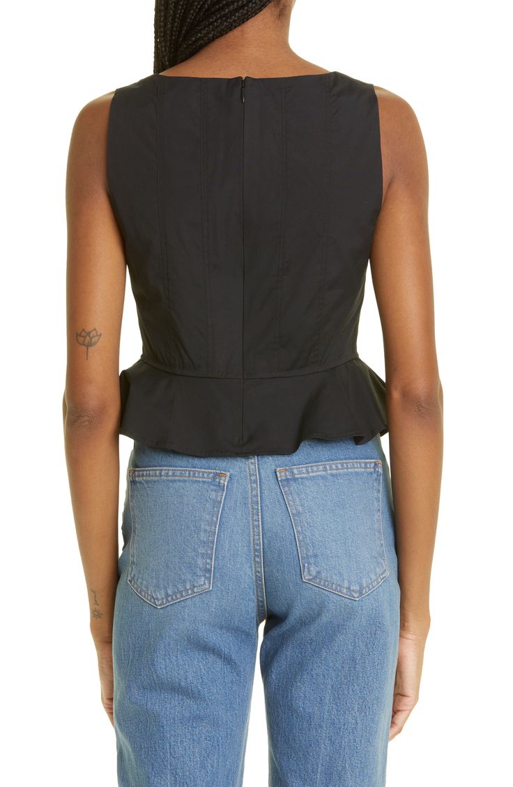 VB Nikolette Peplum Corset Top