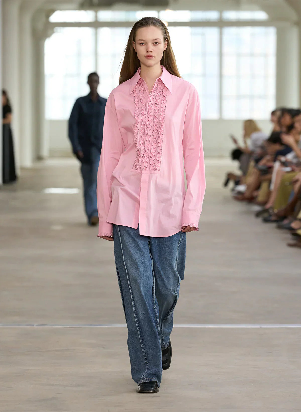 Tb Cotton Nylon Easy Tuxedo Shirt
