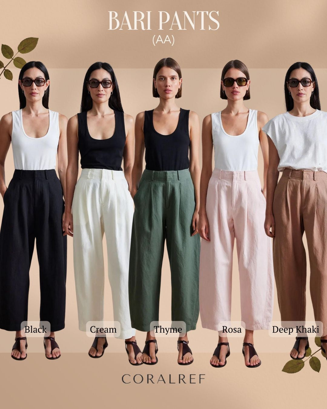 5 colours! AA Bari Pants