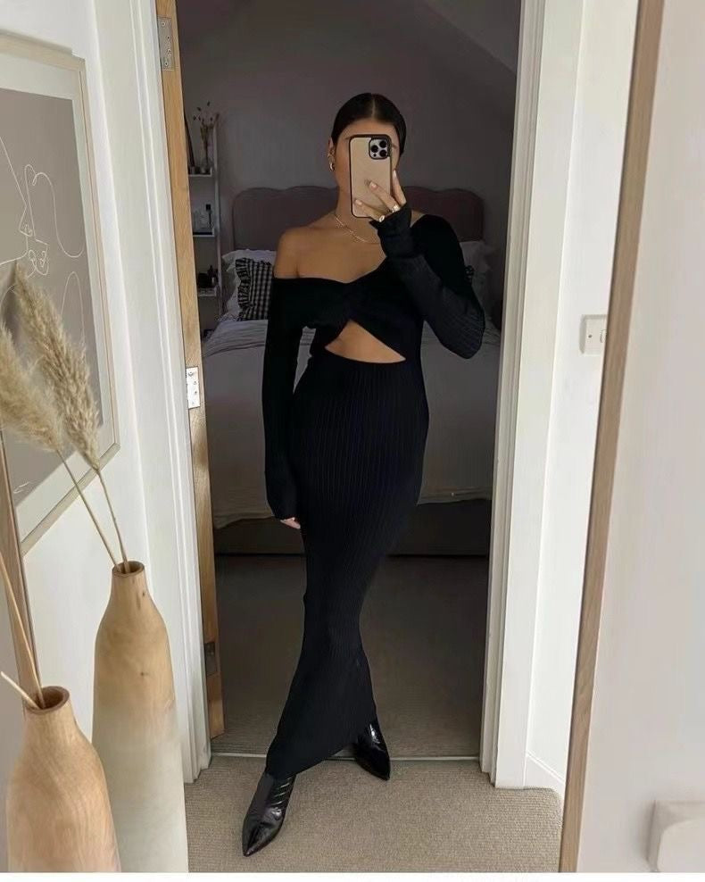 STL Kelvin Off Shoulder Midi Dress