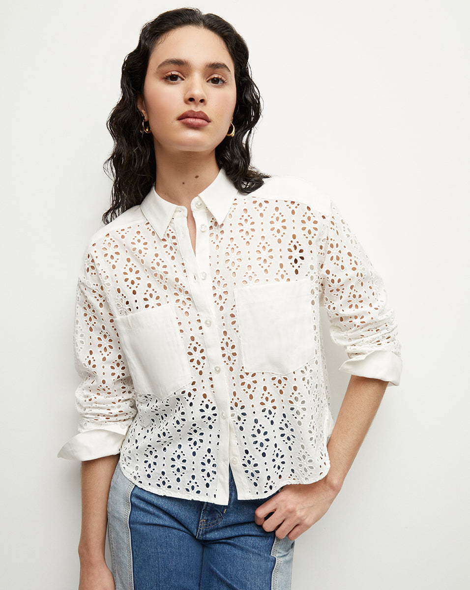 VB Aderes Cotton Eyelet Shirt