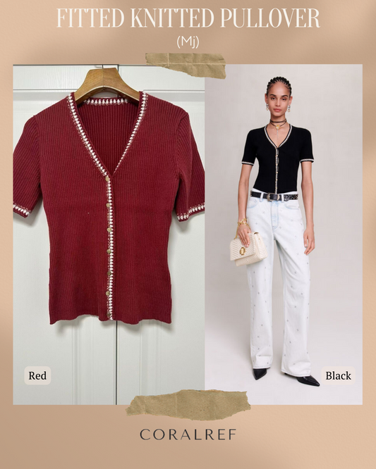 Mj Fitted Knitted Pullover