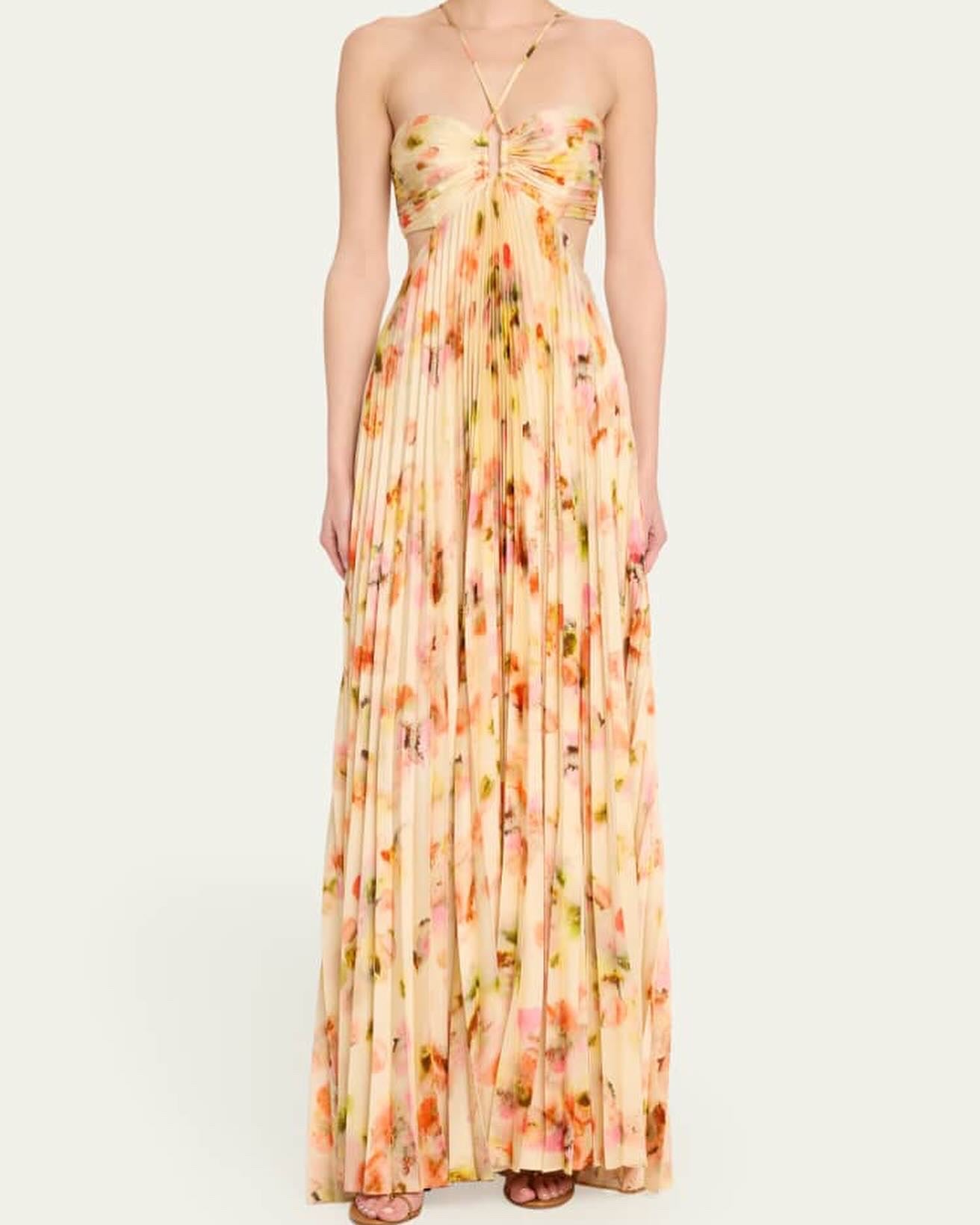 ALC Moira Halter Maxi Dress