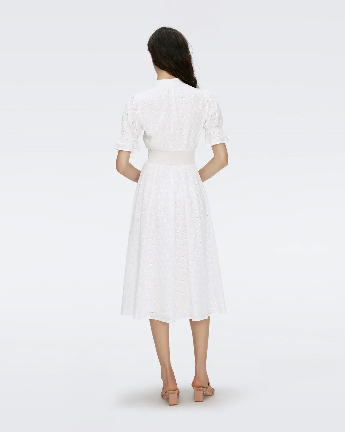 DVF Erica Cotton Midi Dress