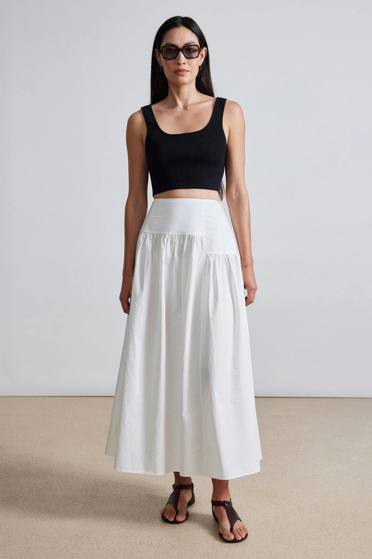 AA Nora Asymmetric Maxi Dress