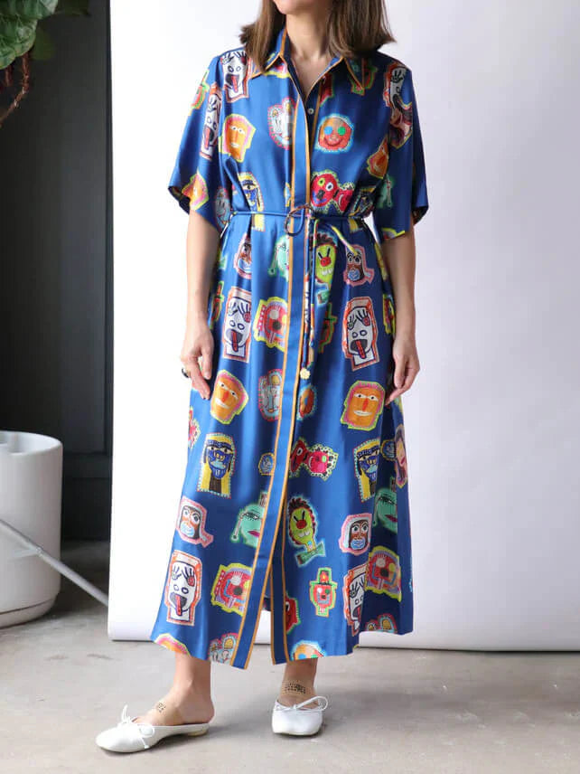 Alms Rollers Midi Shirtdress