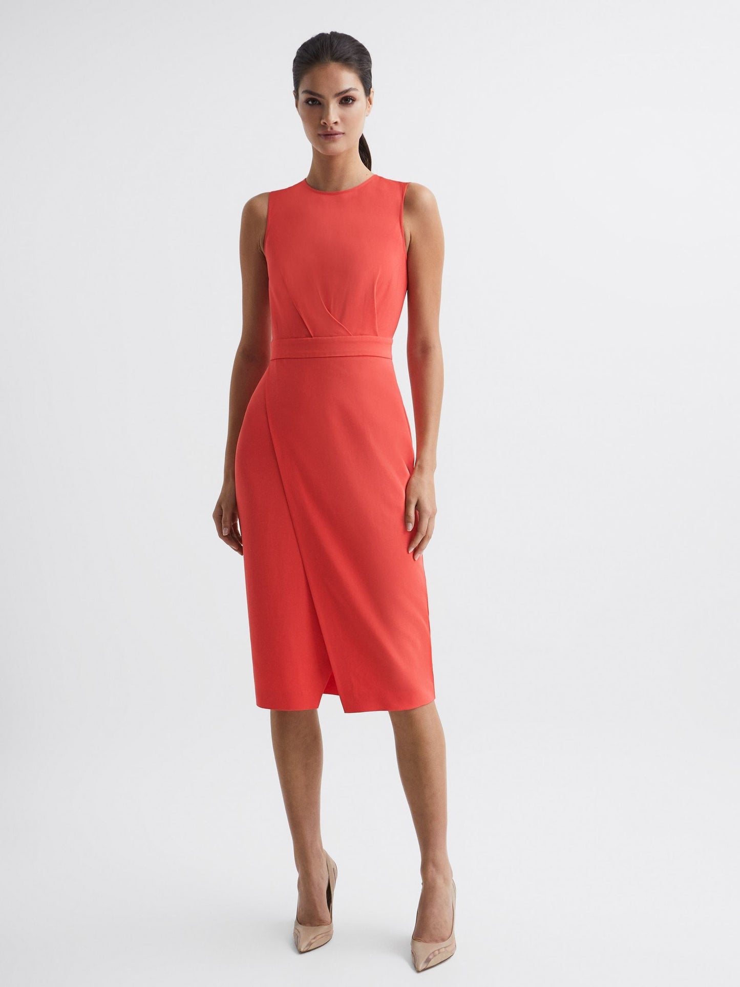 Rss Layla Sleeveless Bodycon Midi Dress