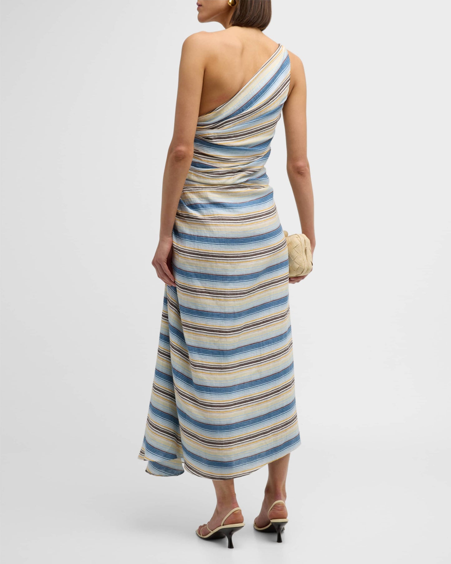 ALC Carolyn Linen Midi Dress