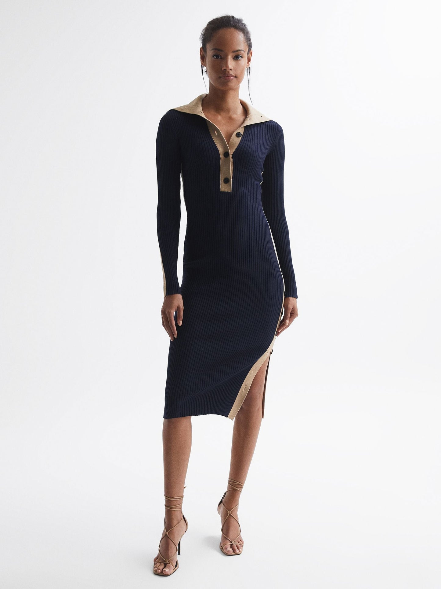 Rss Nikola Knitted Bodycon Midi Dress