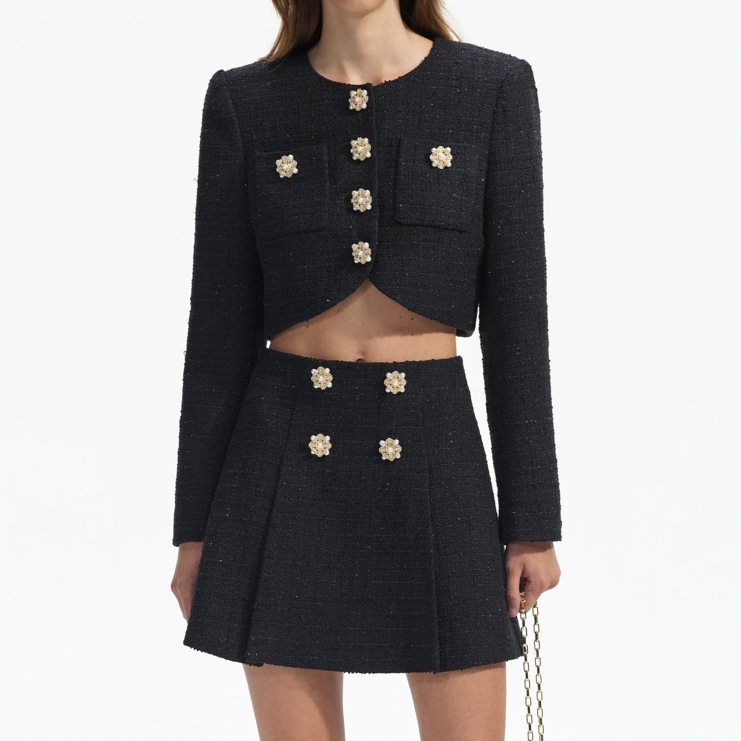 SP Boucle Jacket & Mini Skirt Set