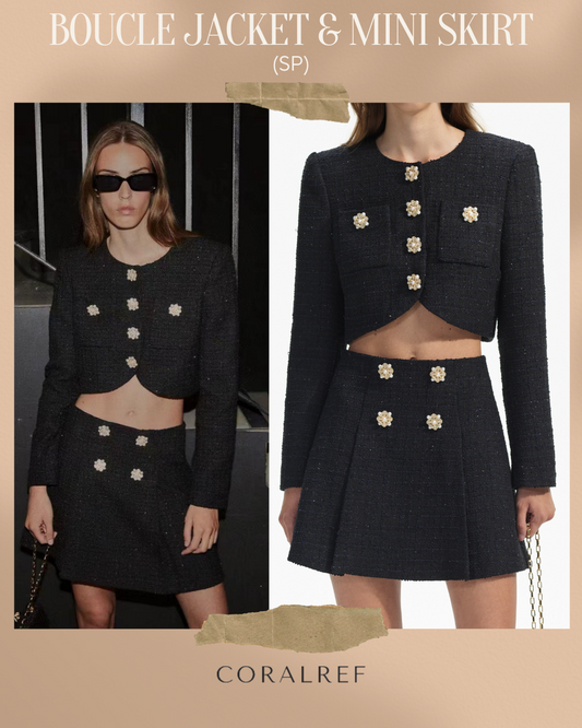 SP Boucle Jacket & Mini Skirt Set