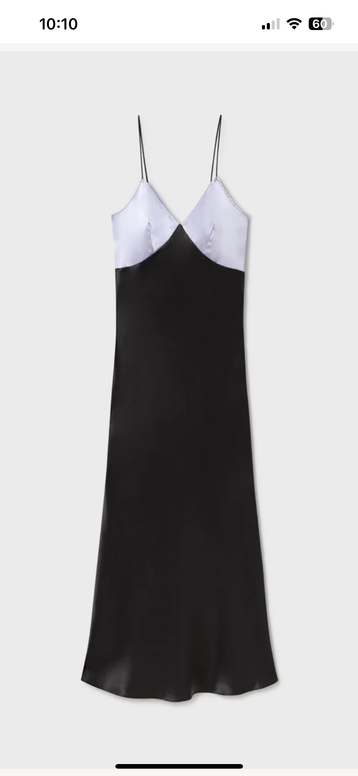 SL Deco Rouleau Midi Dress in Lavender/Black