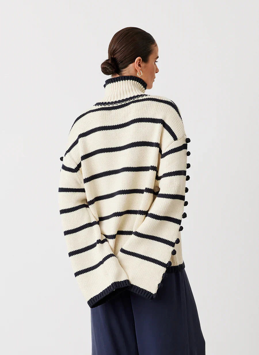 Jsln Maude Cotton Cashmere Knit Sweater