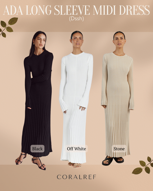 Dssh Ada Long Sleeve Midi Dress