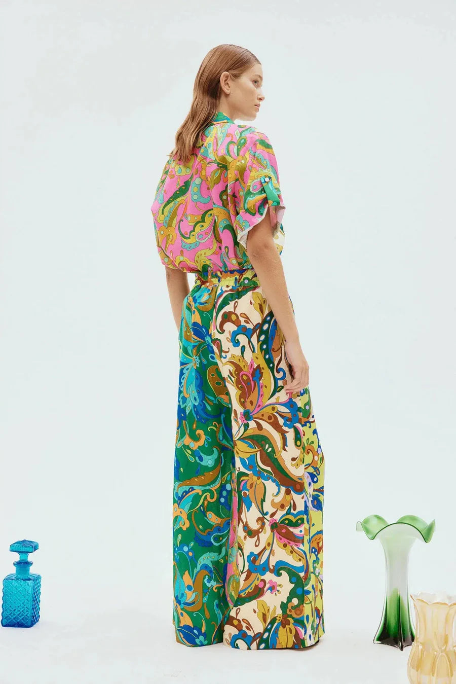 Alms Yvette Shirt & Pants Set