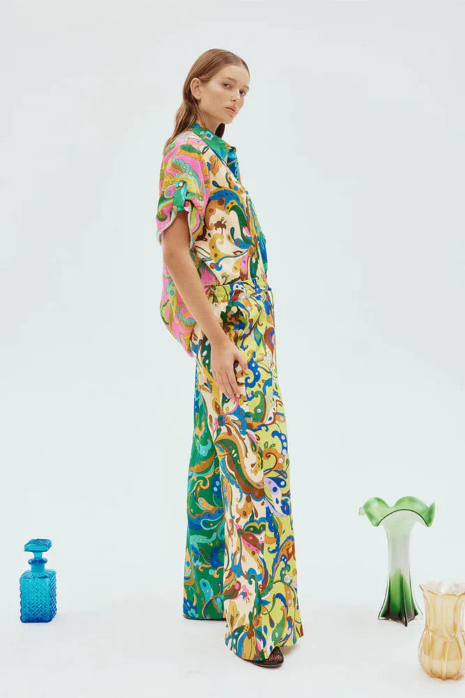 Alms Yvette Shirt & Pants Set
