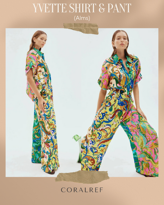 Alms Yvette Shirt & Pants Set