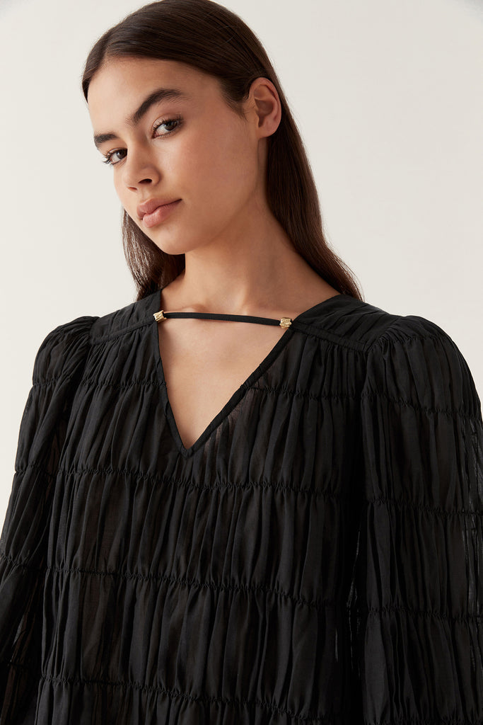 Aj Evelina Ruched Blouse