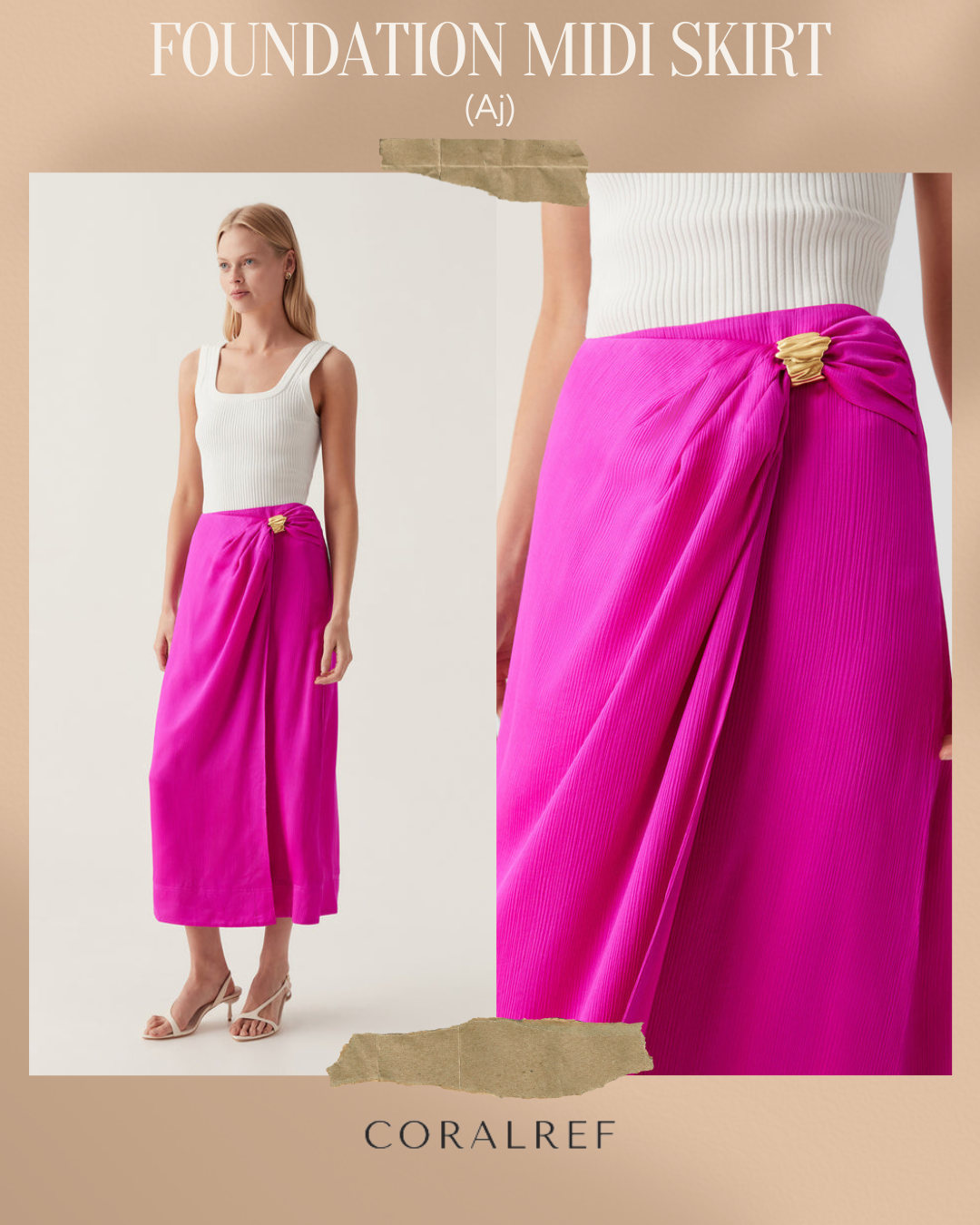 Aj Foundation Midi Skirt