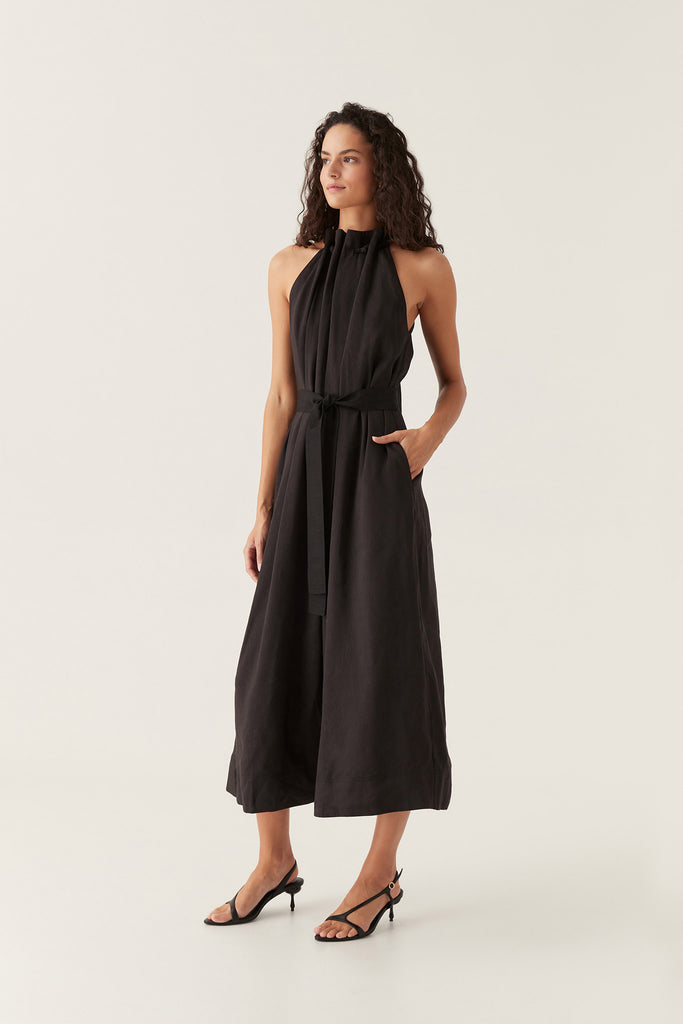 Aj Mariel Trapeze Midi Dress