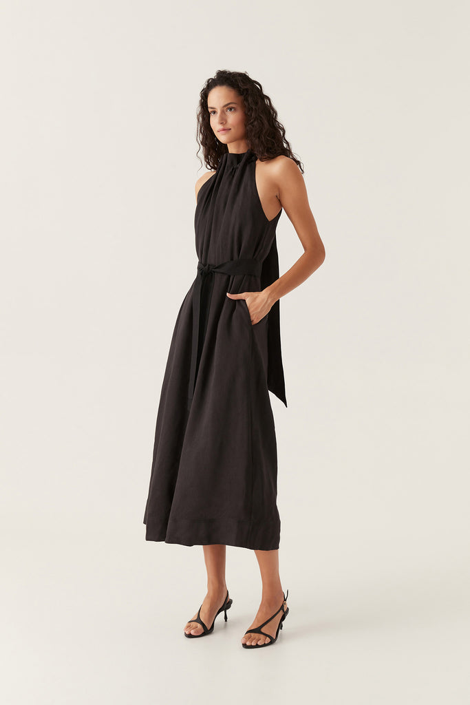 Aj Mariel Trapeze Midi Dress