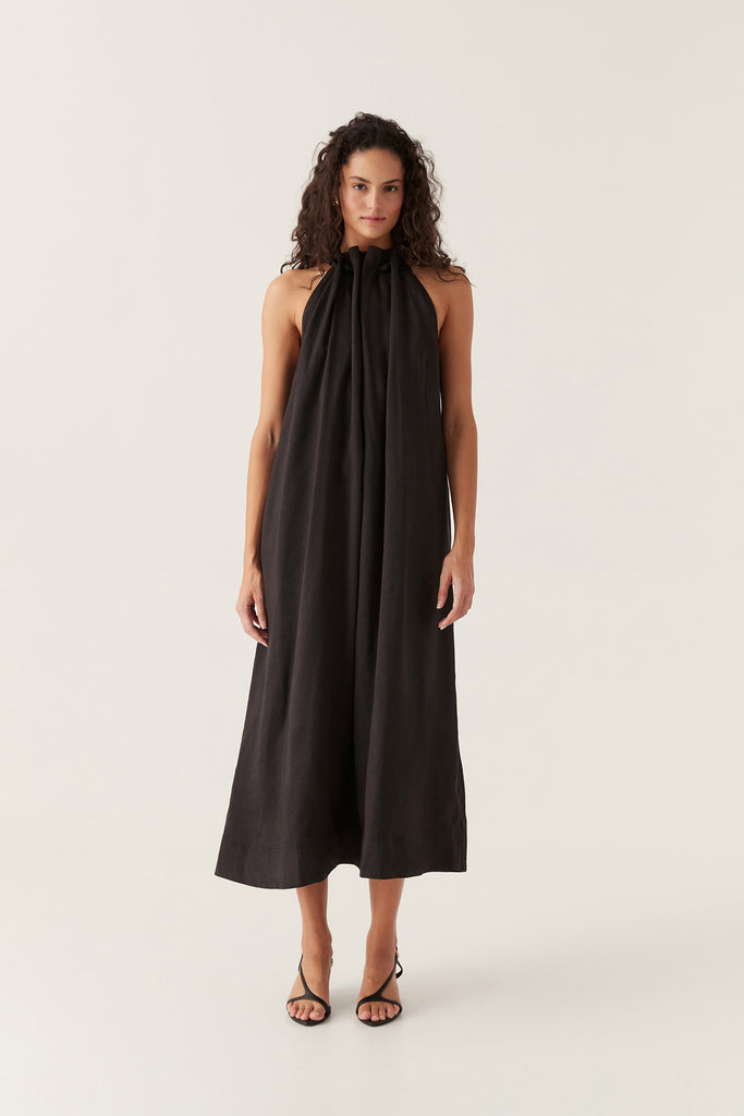 Aj Mariel Trapeze Midi Dress