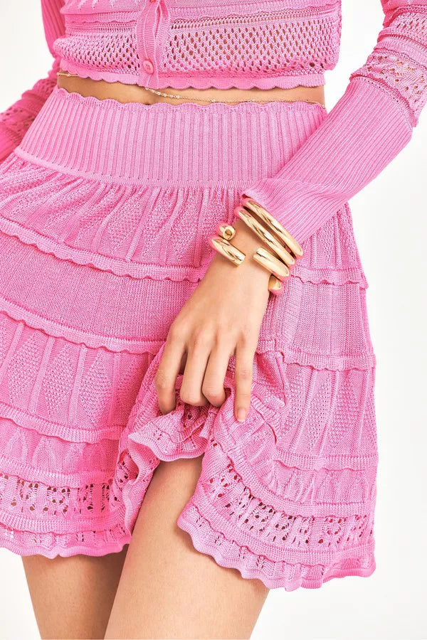 LSF Laren Cardigan & Sandrea Mini Skirt