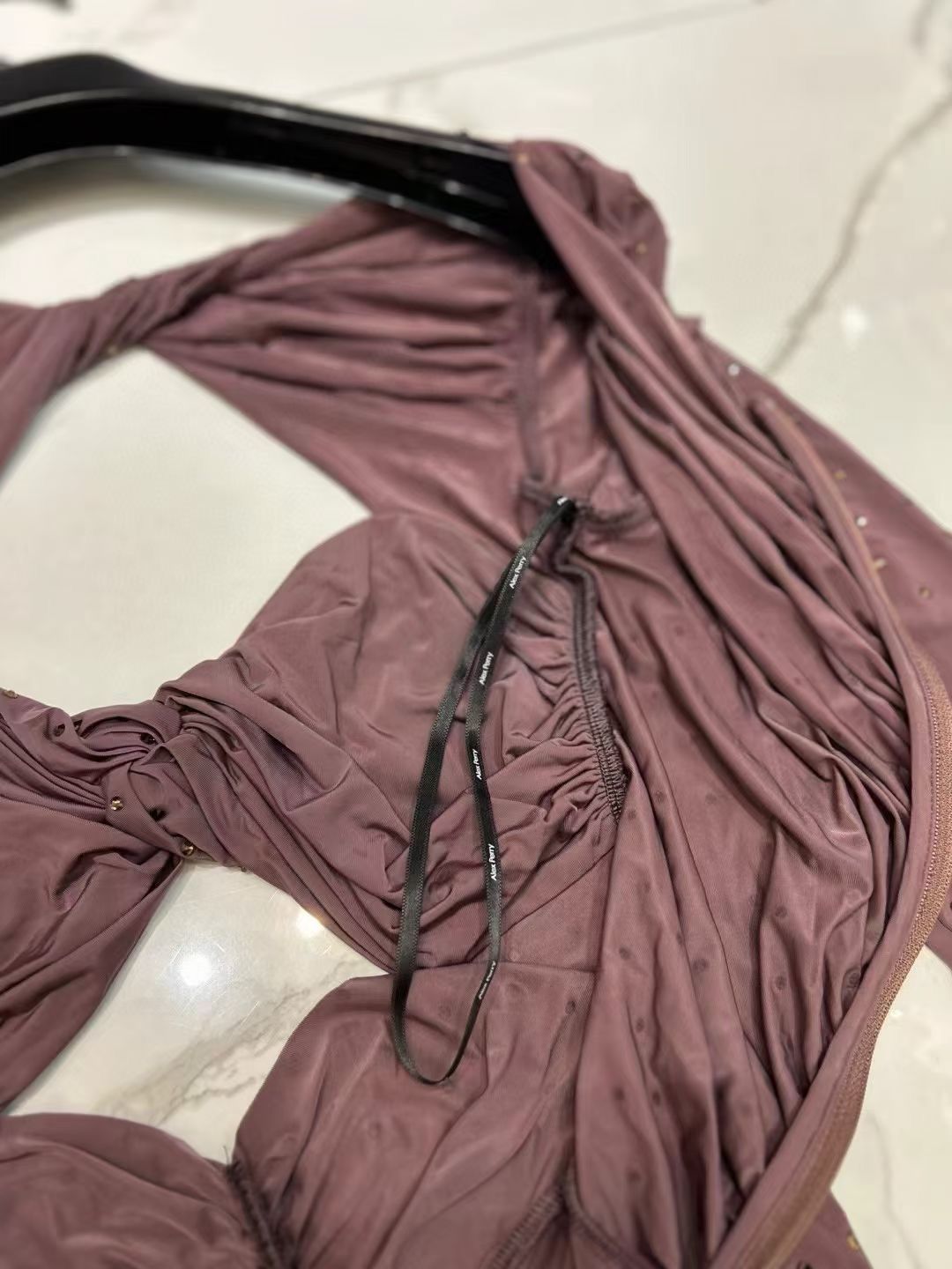 AP Ruched Mini Dress in Crystal Jersey