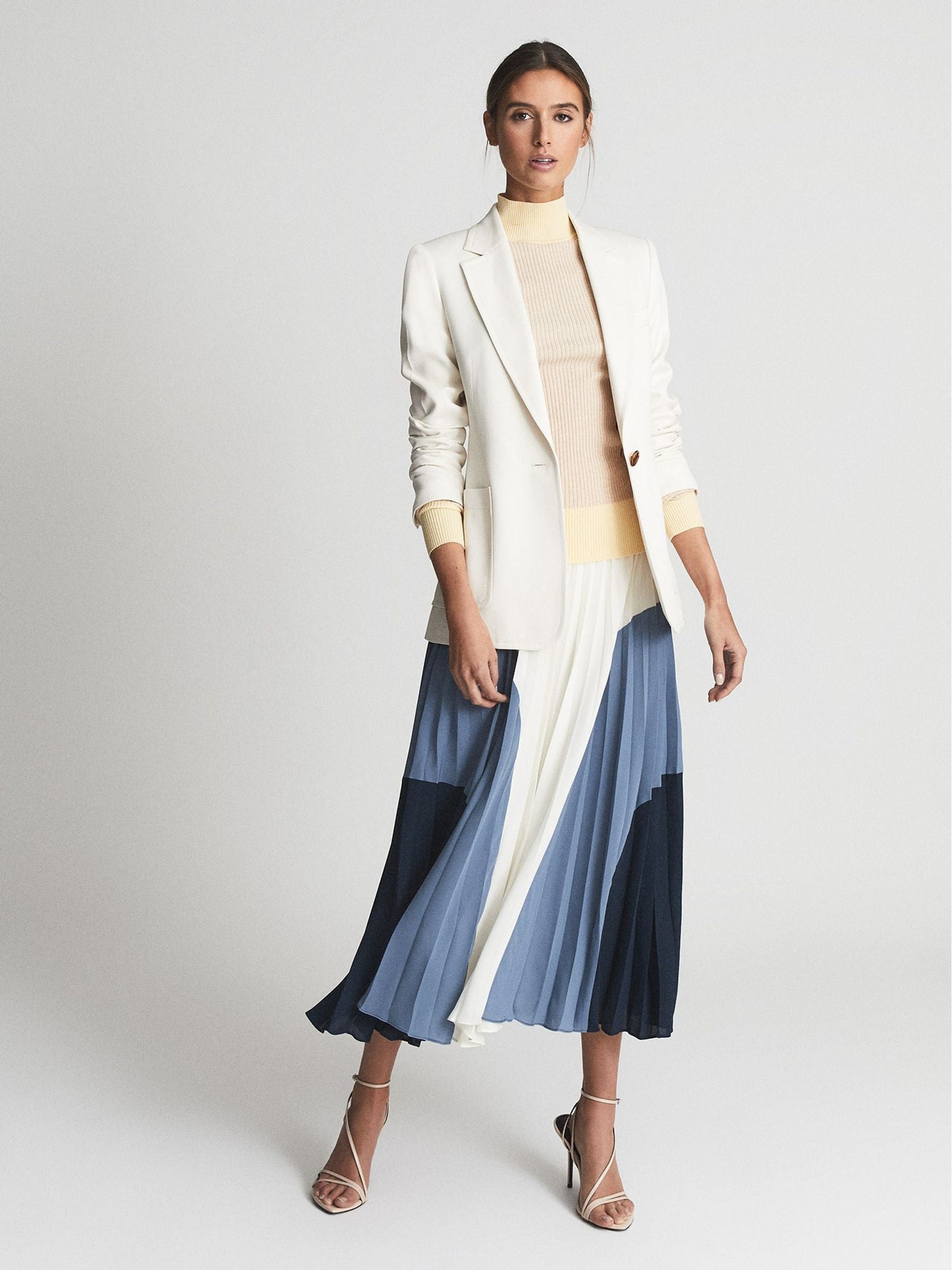 Rss Murphy Pleated Midi Skirt