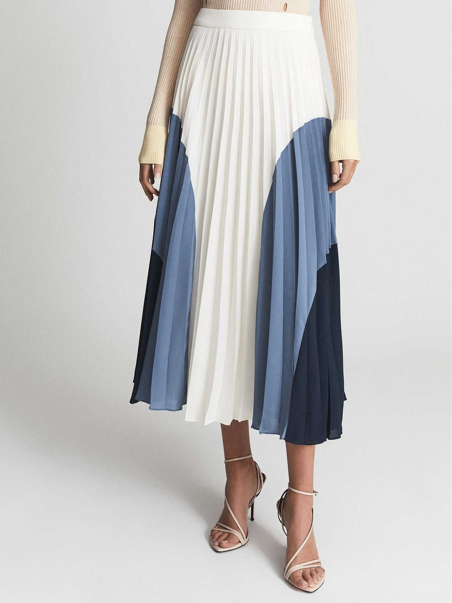 Rss Murphy Pleated Midi Skirt