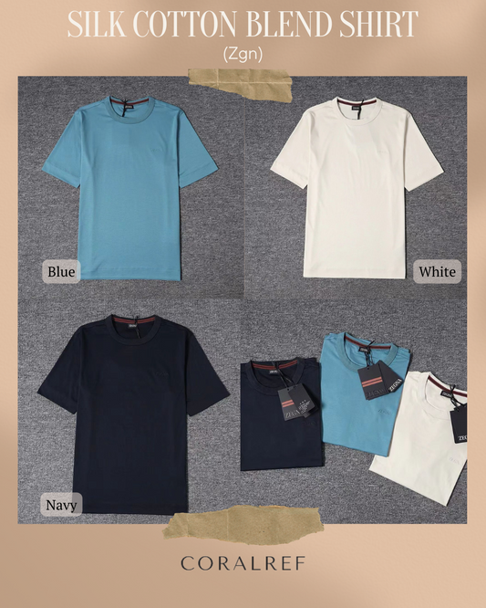 Zgn Silk Cotton Blend T-Shirt