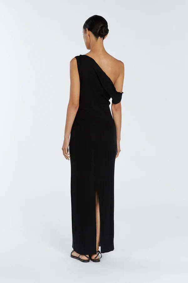 Dssh Junie Black Knit Midi Dress