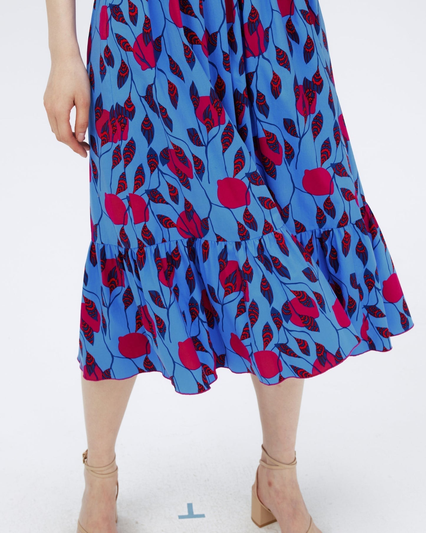 DVF Lindy Cotton Midi Dress