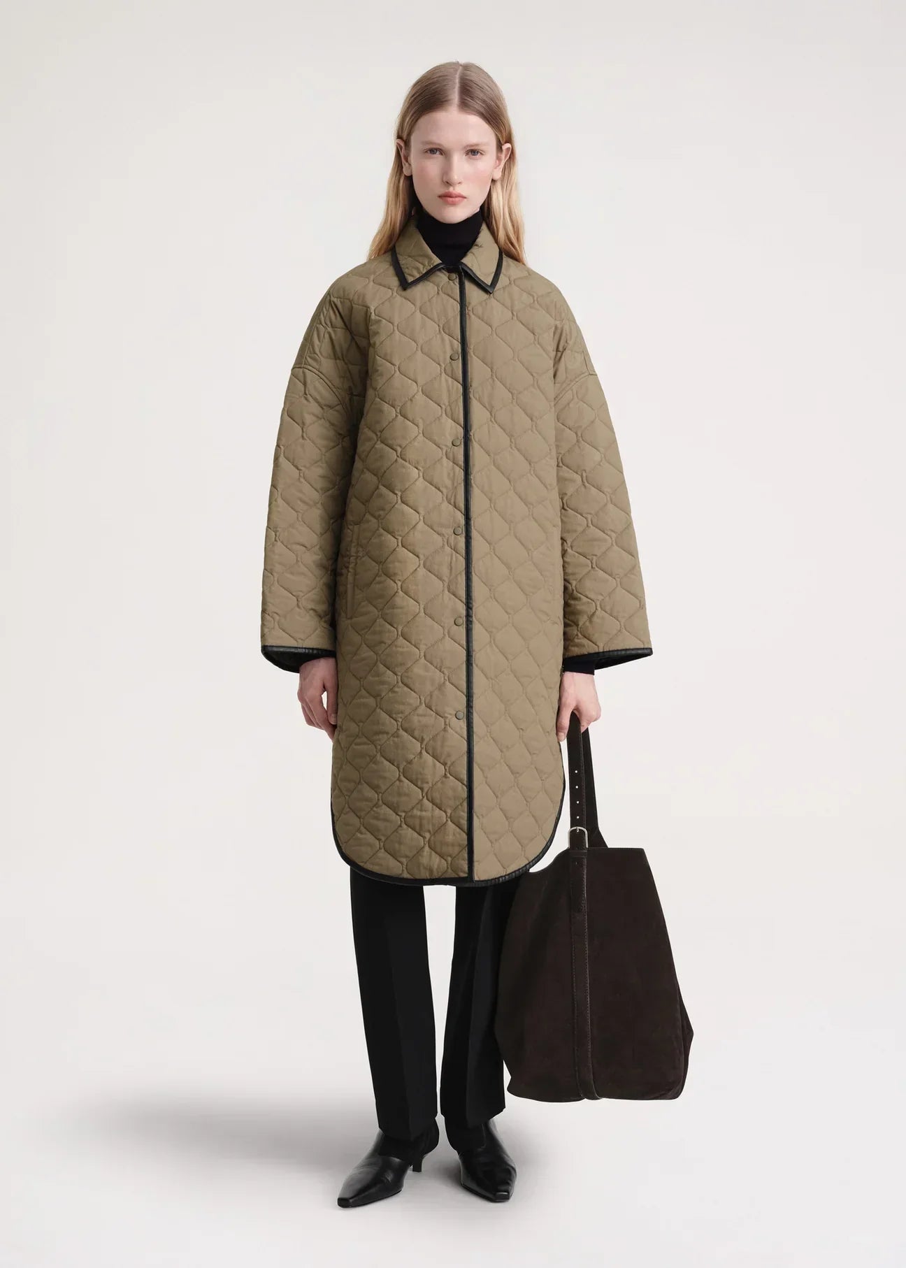 Ttm Quilted Cocoon Coat