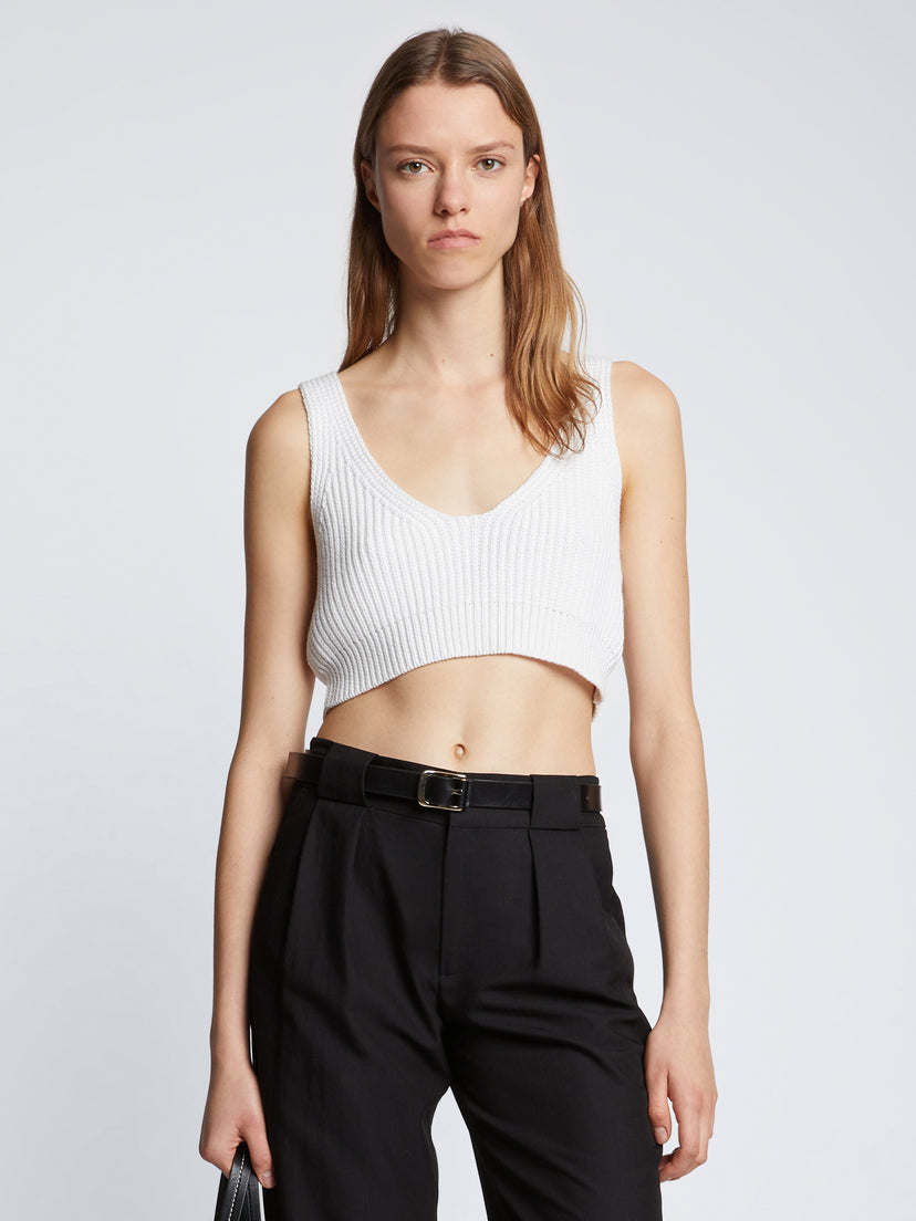 PS Ribbed Cotton Tank Top Sweater