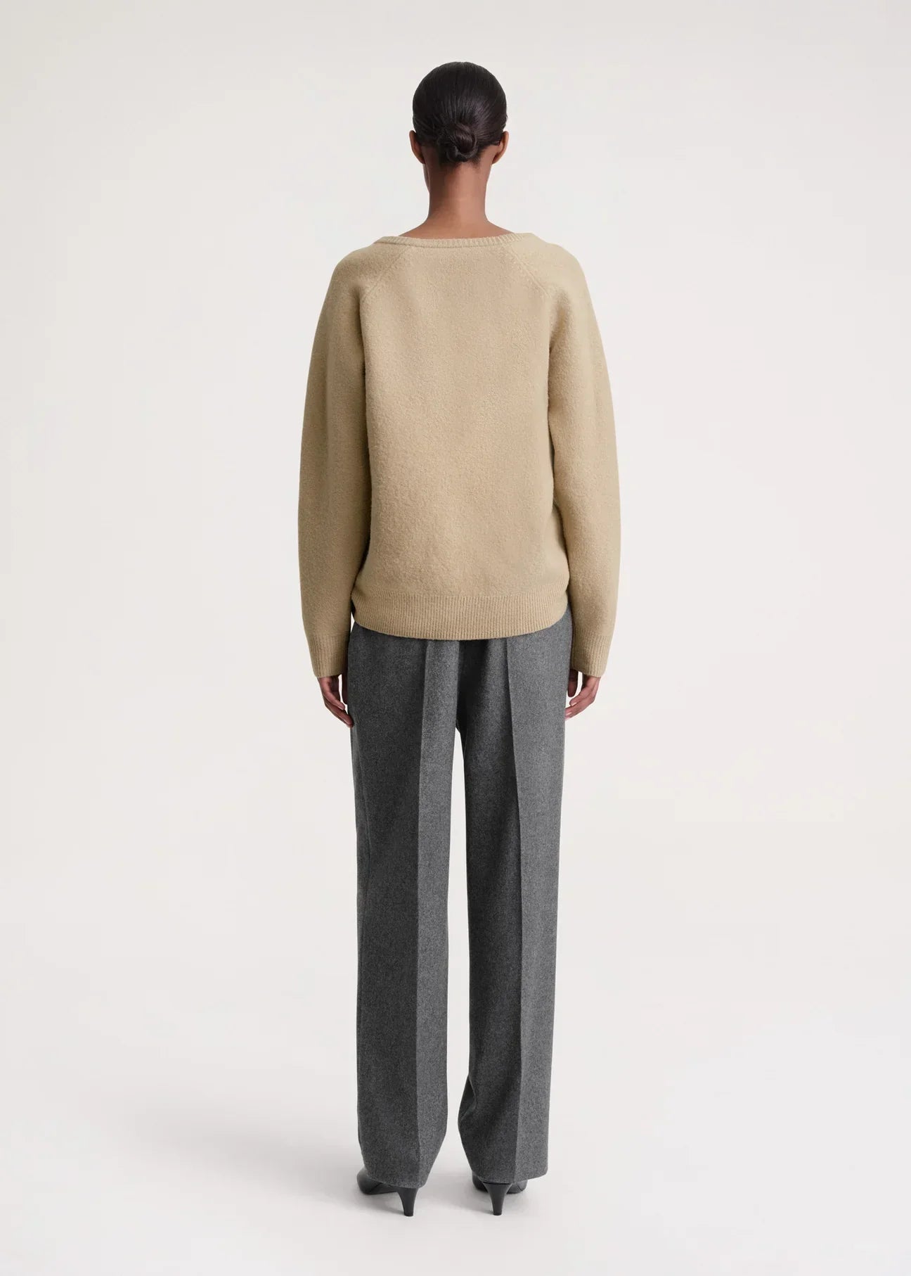 Ttm Soft Felted Merino Knit Sweater