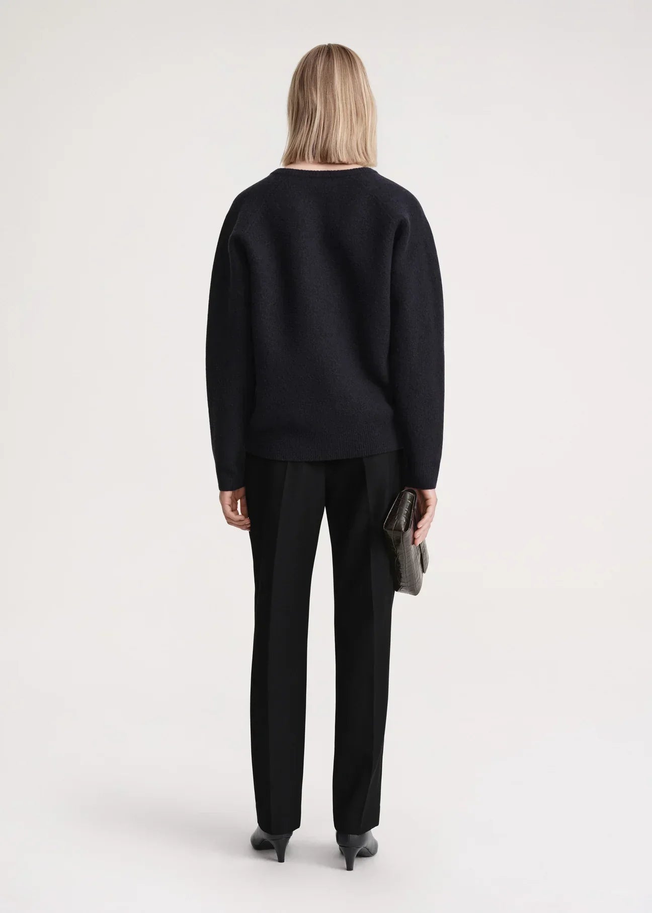 Ttm Soft Felted Merino Knit Sweater