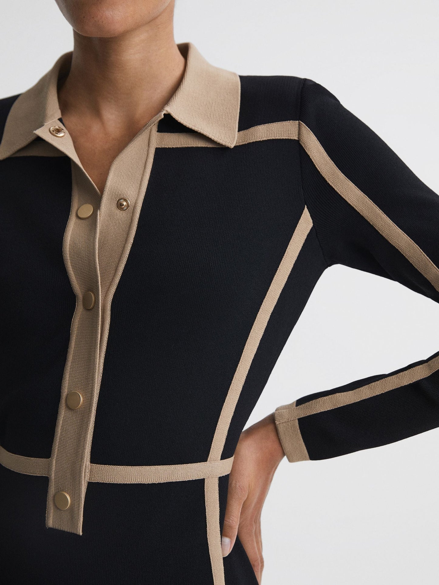 Rss Nikki Contrast Mini Dress